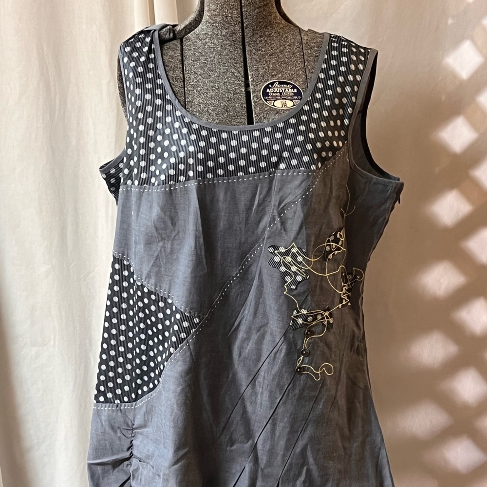 Womens 14 w Taillissime La Redoute Creatien Sleeveless tunic couture dress top